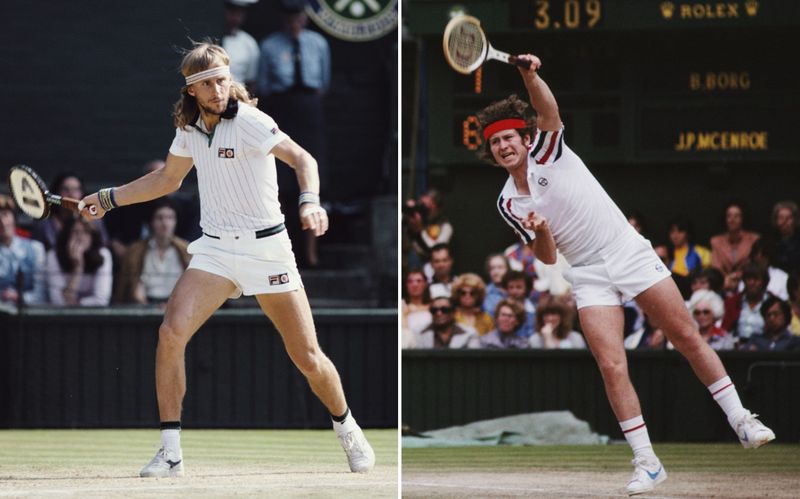 1-6, 7-5, 6-3, 6-7, 8-6, hieß es am Ende eines der packendsten Tennis-Finals aller Zeiten. Björn Borgs (links) Fünfsatzsieg gegen den aufstrebenden US-Amerikaner John McEnroe am 5. Juli 1980 auf dem "heiligen Rasen" von Wimbledon hatte alle Zutaten einer griechischen Tragödie. 2017 lief im Kino eine brillante Verfilmung an ...