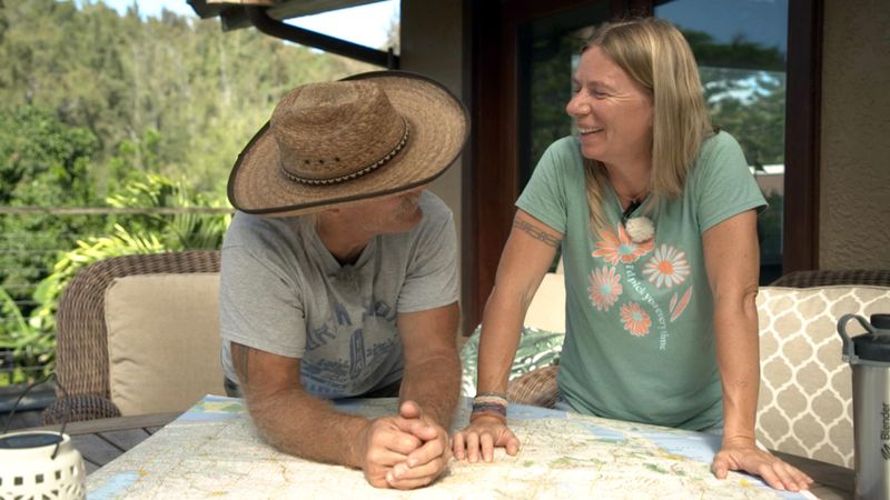 Freuen sich auf den Roadtrip mit Kindern und Enkeln: Konny (links) und Manu Reimann.