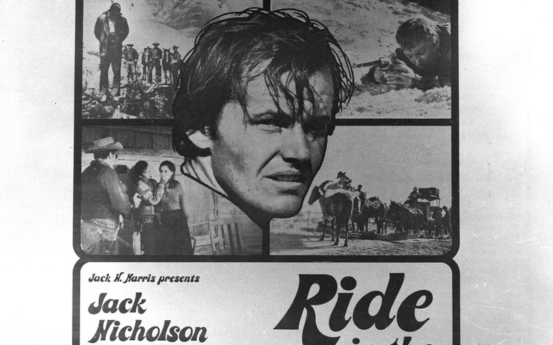 Auch Legenden fangen klein an: In den 60er-Jahren war Nicholson zunächst in B-Movies und zweitklassigen Western (Bild, Poster zu "Ride in the Whirlwind") zu sehen. Und seine erste große Rolle verdankte er - erstaunlicherweise - nicht seinen Schauspielqualitäten ...