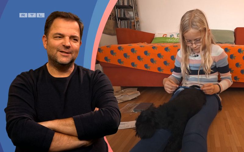 Martin Rütter kann über die Hundefriseur-Ambitionen von Sonja (9) lachen.  