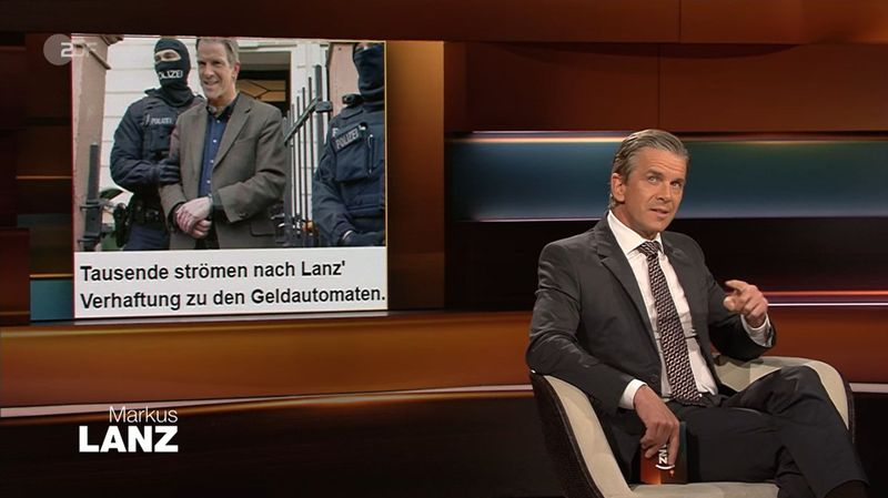 Markus Lanz ist millionenfach mit einer Anzeige konfrontiert, die ein gefälschtes Foto seiner vermeintlichen "Verhaftung" verbreitet.