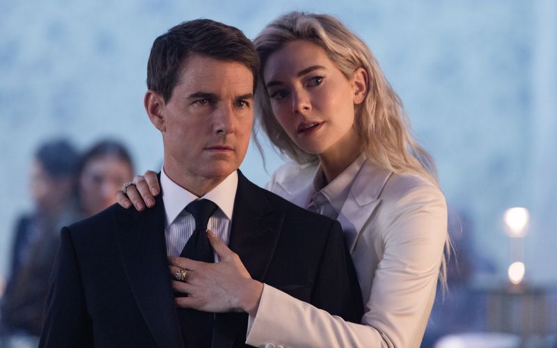 In "Mission: Impossible - Dead Reckoning Teil 1" bekommt es Ethan Hunt (Tom Cruise) mit einer schurkischen KI zu tun - und mit alten Bekannten wie etwa der "Weißen Witwe" (Vanessa Kirby, Bild).