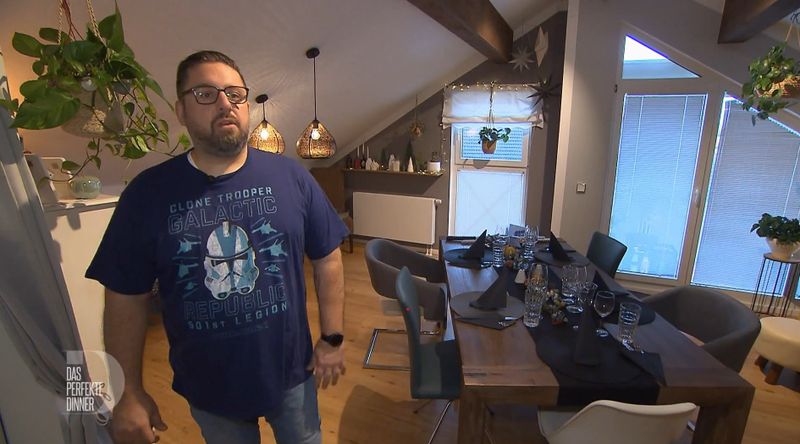 Patrick  (44) kocht nicht nur hervorragend, sondern ist auch "Star Wars"-Fan.