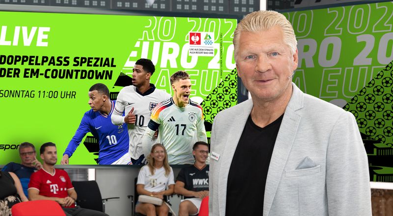 Stefan Effenberg gehört als Experte mit zum "Doppelpass"-Team bei SPORT1. Auch vor und während der EM läuft die Sendung am Sonntagmorgen.