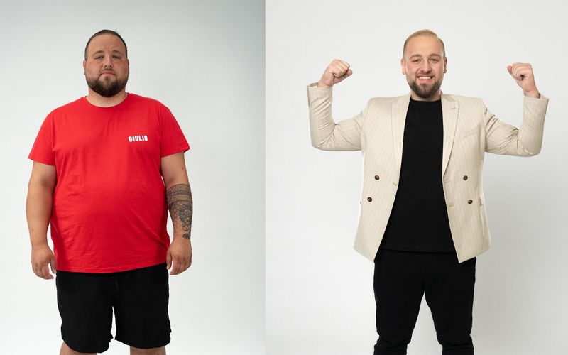 "Biggest Loser"-Kandidat Giuilo nahm im Verlauf der jüngsten SAT.1-Staffel 72 Kilogramm ab.