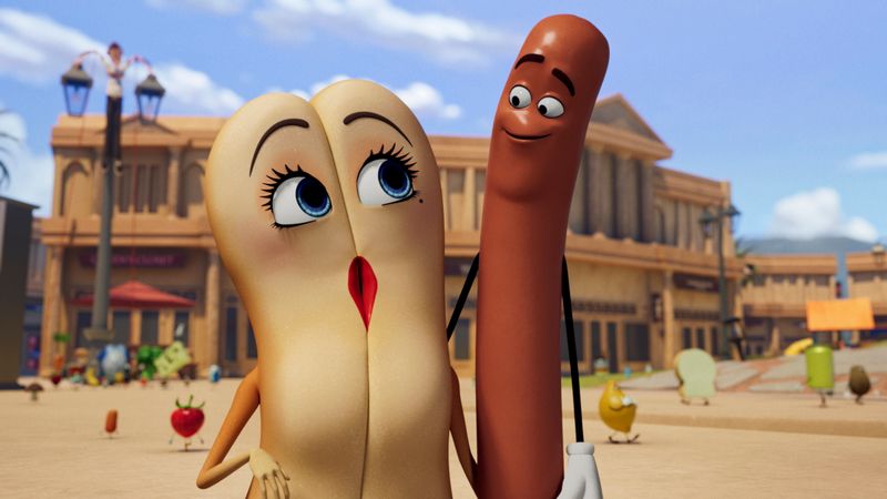 Hotdogbrötchen Brenda und Würstchen Frank sind auch in der Serien-Fortsetzung "Sausage Party: Foodtopia" noch ein Paar.