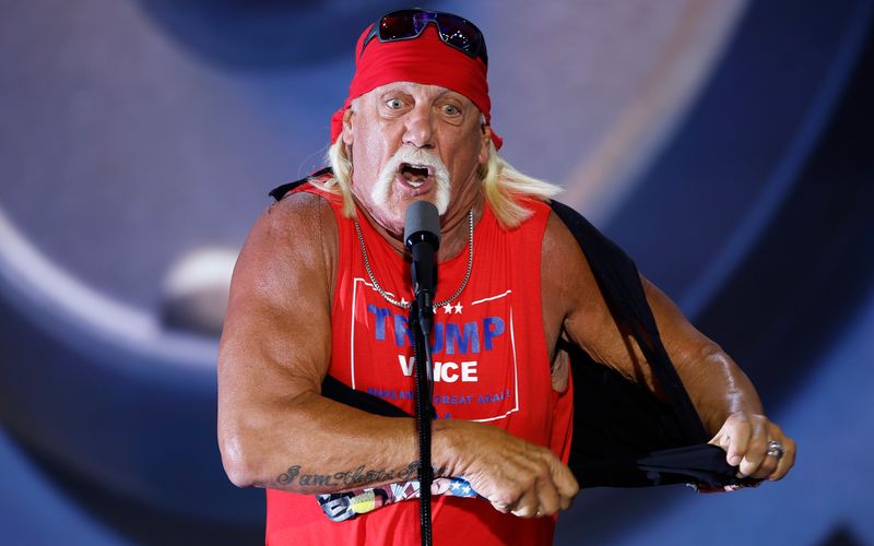 Auf dem Parteitag der Republikaner zeigte Ex-Wrestler Hulk Hogan seine Unterstützung für Donald Trump auf unkonventionelle Weise.