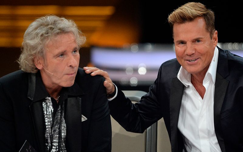 Thomas Gottschalk (links) will den Streit mit Dieter Bohlen offenbar beilegen. 