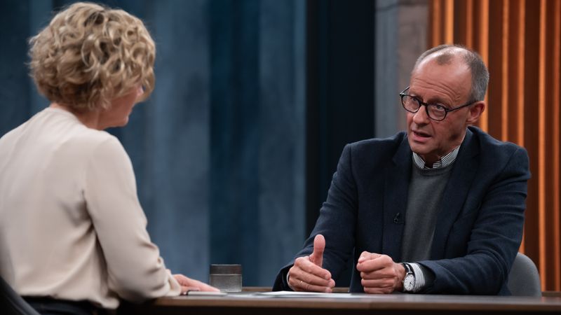 Friedrich Merz schilderte in der ARD-Talkshow "Caren Miosga" seine Pläne, sollte er 2025 Bundeskanzler werden.