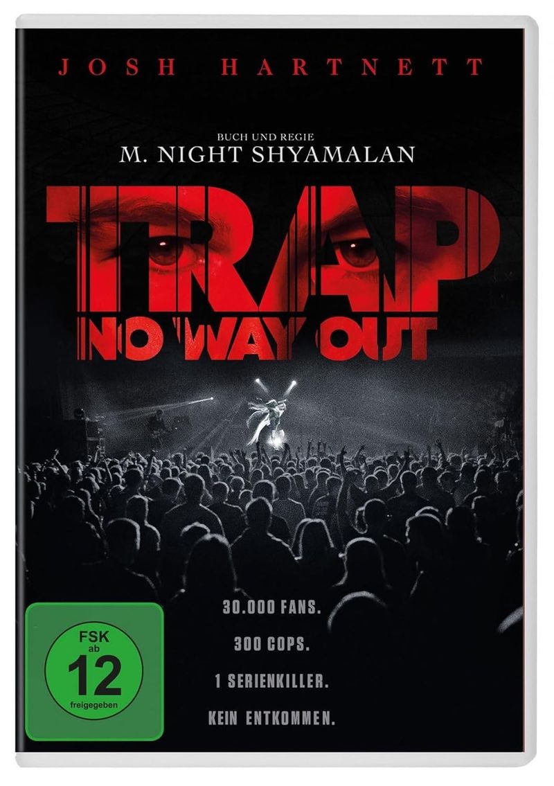 In "Trap: No Way Out" erzählt M. Night Shyamalan von einem Serienkiller, der mit seiner Tochter ein Popkonzert besucht.