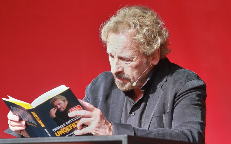 Thomas Gottschalk präsentierte sein neues Buch "Ungefiltert" auch auf der Frankfurter Buchmesse.