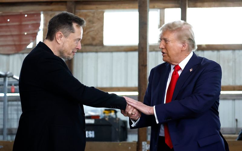 Elon Musk (links) unterstützte Donald Trump nach Kräften im Wahlkampf.