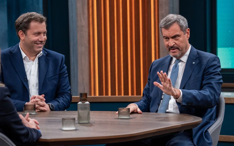 SPD-Chef Lars Klingbeil und CSU-Chef Markus Söder diskutierten bei "Caren Miosga" über die verbleibenden Wochen bis zu den Neuwahlen im Februar.