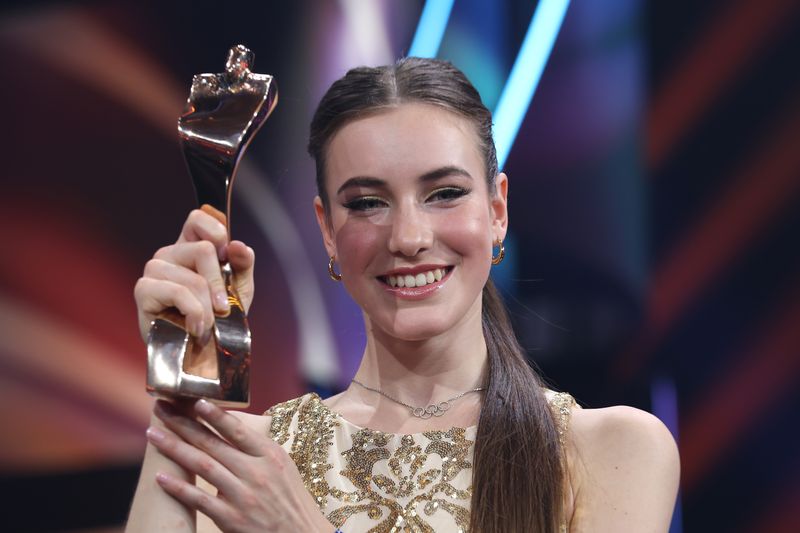 Darja Varfolomeev, hier geehrt bei der "Sportler des Jahres"-Gala in Baden-Baden, zählte im vergangenen Jahr zu den strahlenden Gewinnerinnen der Olympischen Spiele in Paris.