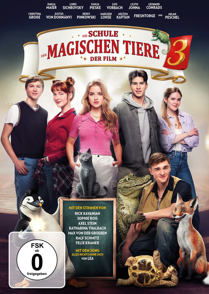 Mit über drei Millionen Besucherinnen und Besuchern ist "Die Schule der magischen Tiere 3" der erfolgreichste deutsche Kinofilm des Jahres 2024.