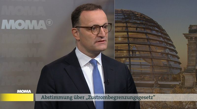 Im ARD-Moma verteidigte Jens Spahn am Freitag den Kurs seines Parteivorsitzenden Friedrich Merz.