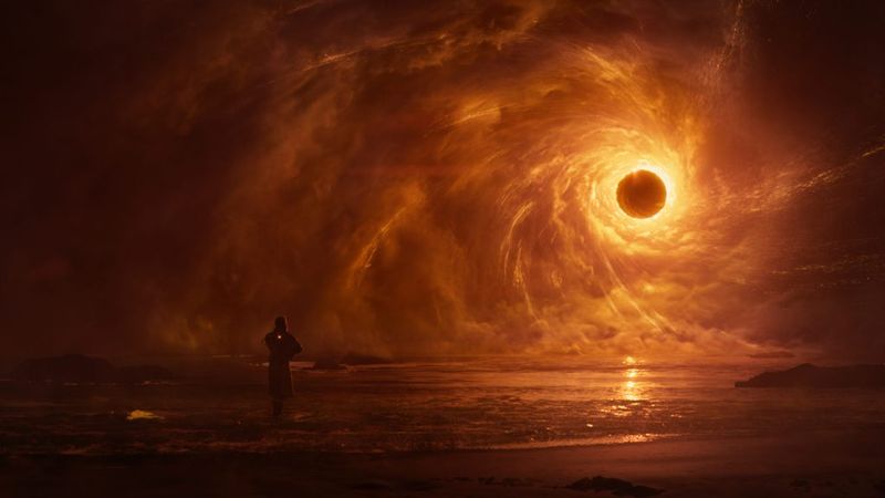 Eine Sonnenfinsternis spielt eine Schlüsselrolle in dem SciFi-Epos.