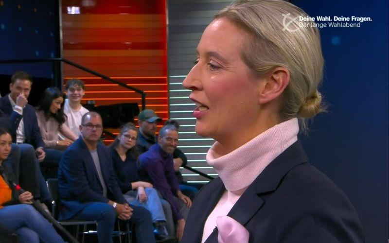 Alice Weidel legte sich bei "Klartext" mit dem Studiopublikum an.