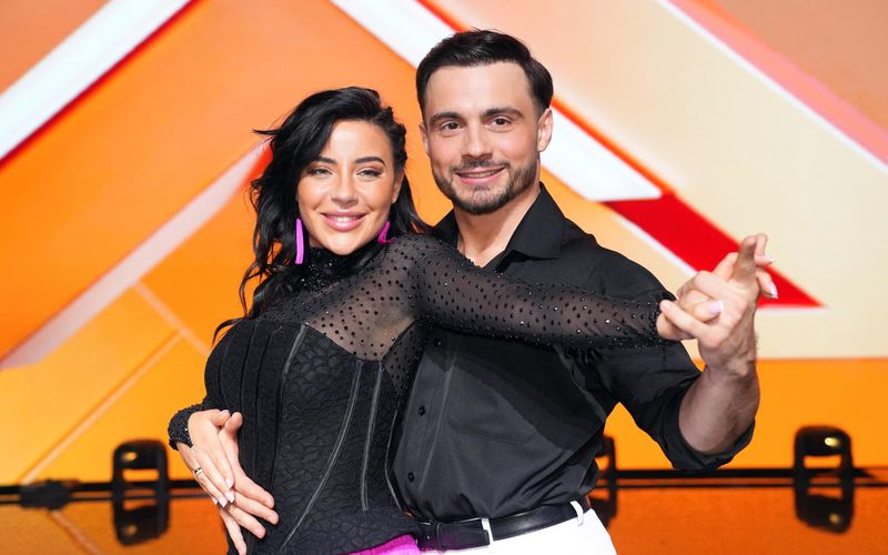 Leyla Lahouar tanzt bei "Let's Dance" an der Seite von Sergiu Maruster.