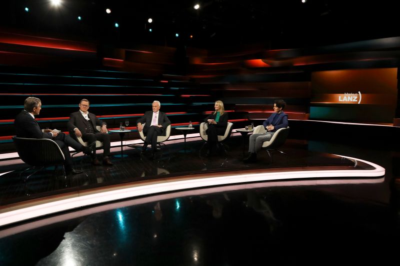 Am Mittwochabend diskutierte Markus Lanz mit (von links) Bodo Ramelow, Wolfgang Kubicki, Kerstin Münstermann und Anna Lehmann.