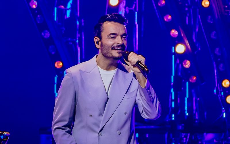 Gemeinsam mit dem Vorbild auf der Bühne: Giovanni Zarrella hat einen gemeinsamen Auftritt mit Robbie Williams gespielt.